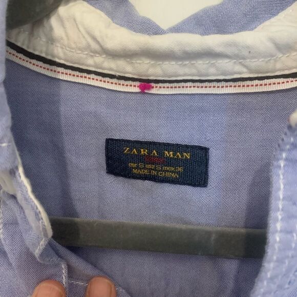 Light blue Button down Zara small - Picture 2 of 4
